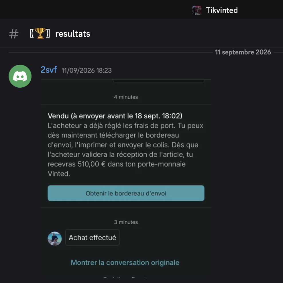 Résultat 2svf