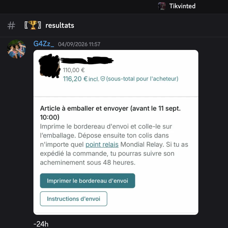 Résultat G4Zz_