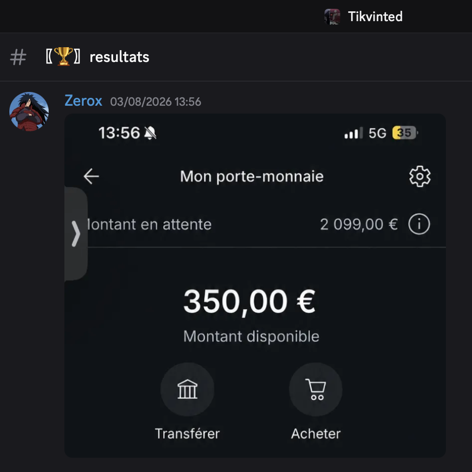 Résultat Zerox