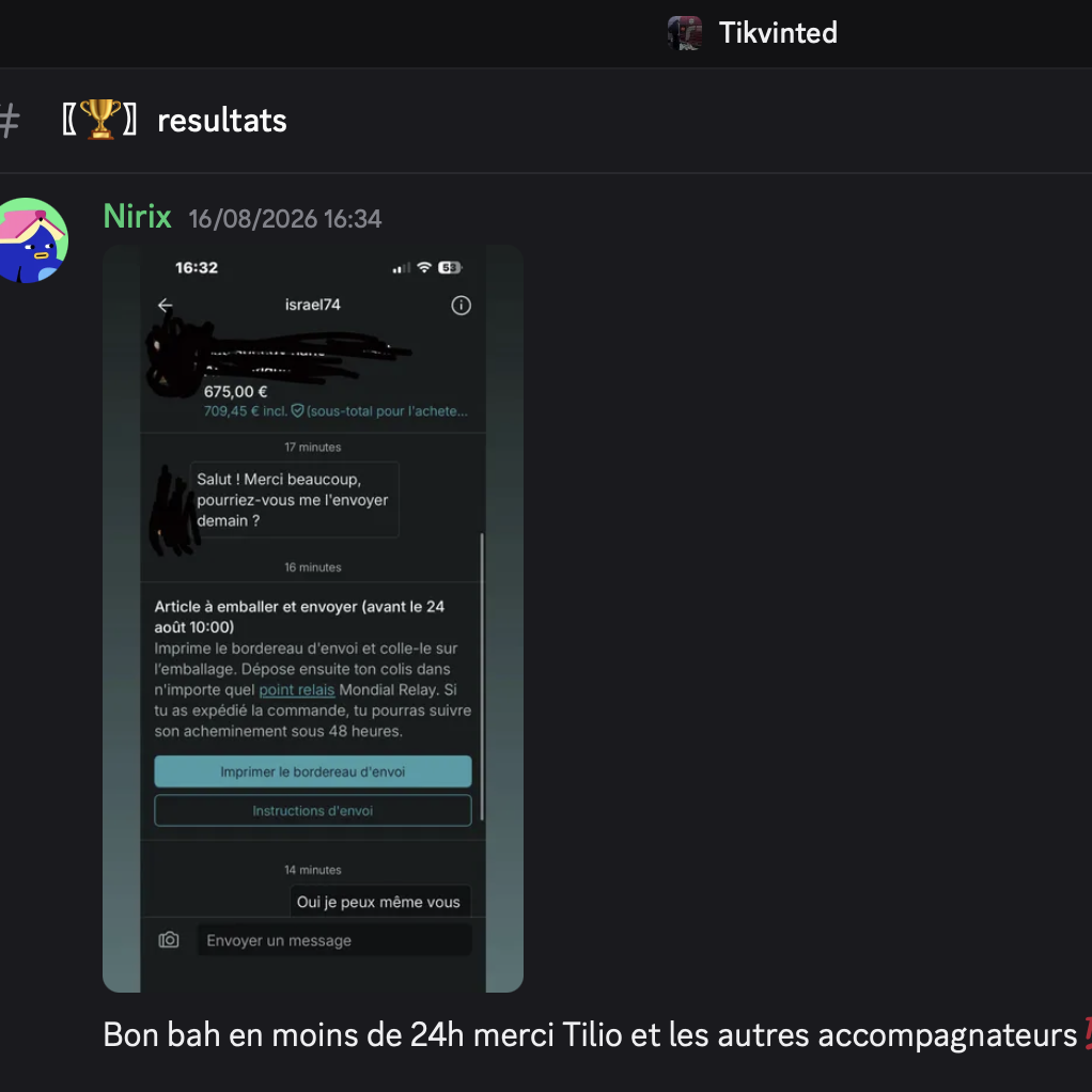 Résultat Nirix